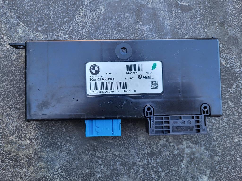 BMW ZGW 02 Mid plus module, F10, Gateway 9243212, Ophalen, Gebruikt, BMW