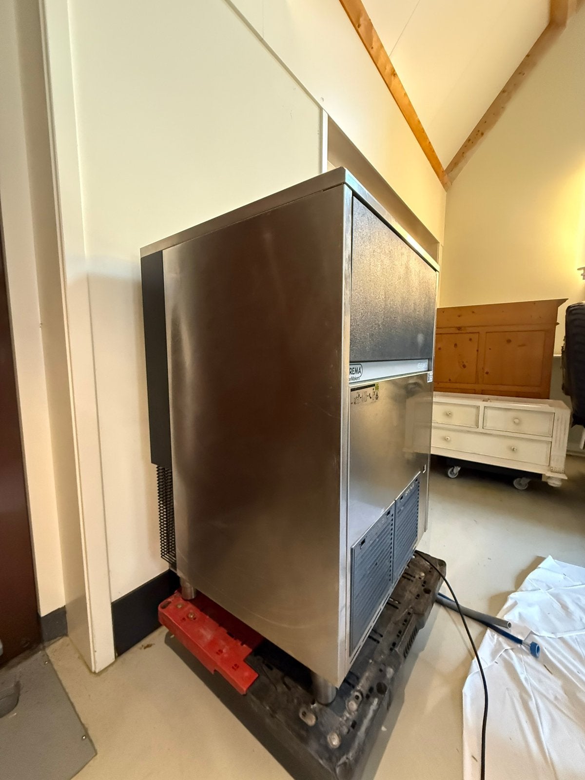 Ice flake machine, Ophalen, Zonder vriesvak, 200 liter of meer, 60 cm of meer