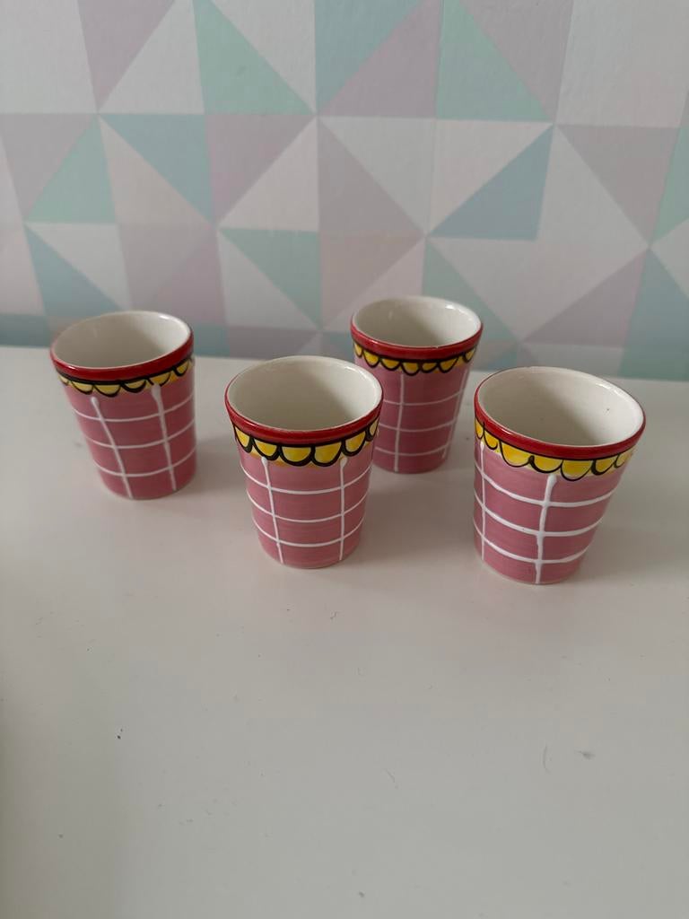 4x Blond Amsterdam eierdopjes, Ophalen of Verzenden, Zo goed als nieuw
