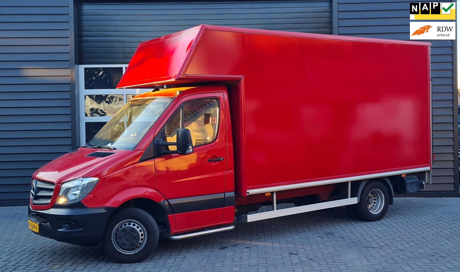 Mercedes-Benz Sprinter 513 meubelbak met laadklep dholandia, Euro 5, Gebruikt, 4 cilinders, 129 pk
