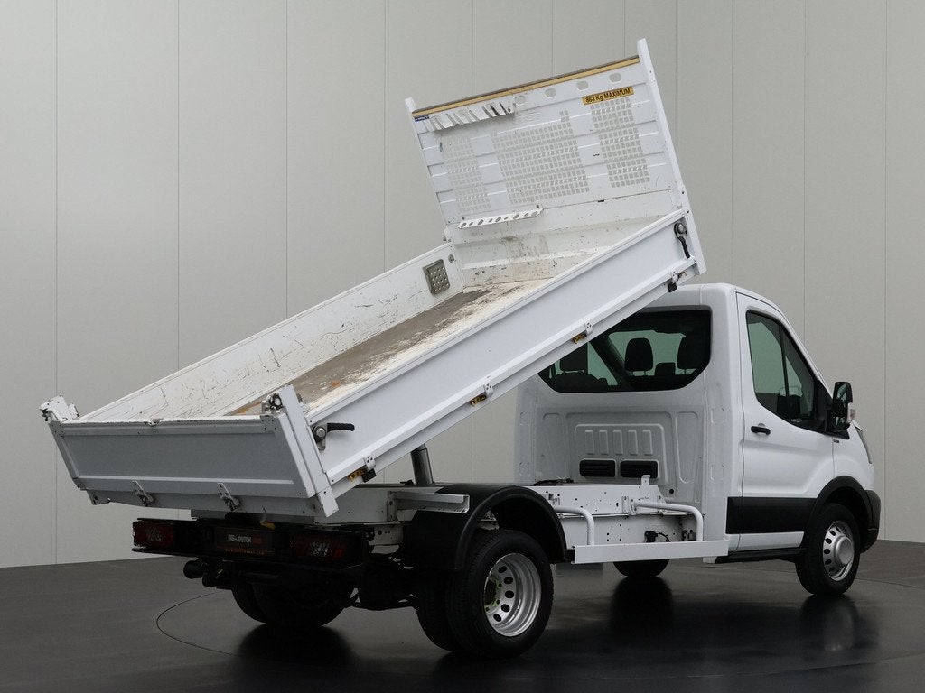 Ford Transit 2.0TDCi 170PK Kipper | 3500Kg Trekhaak | Airco, Gebruikt, 2525 kg, Wit, Multifunctioneel stuurwiel