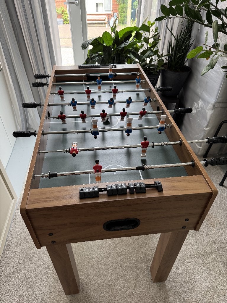 tafelvoetbal, Ophalen, Gebruikt