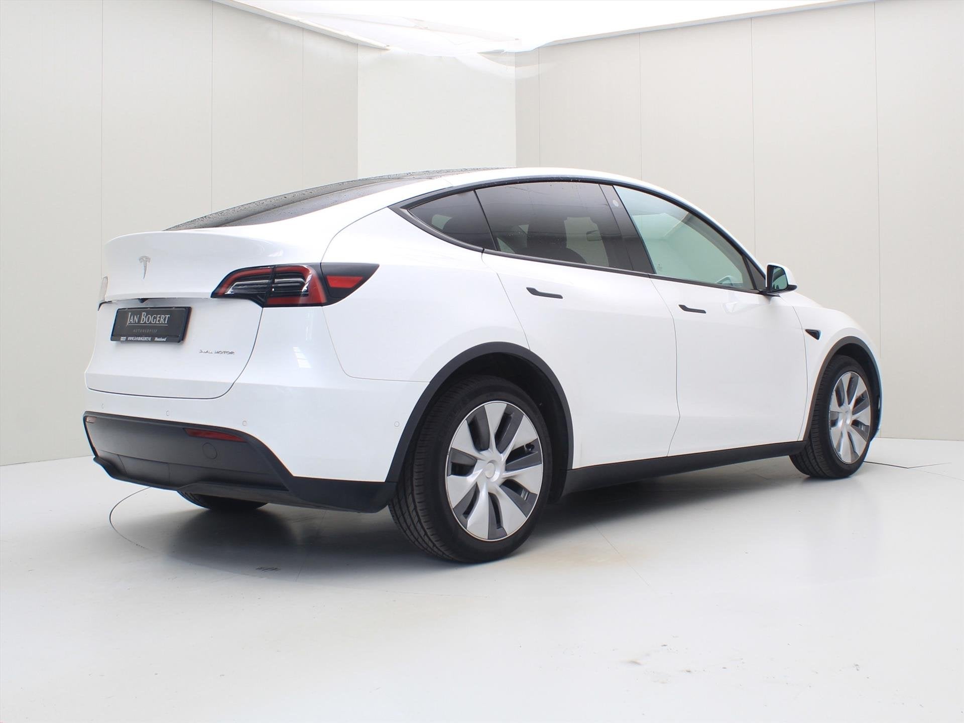 Tesla Model Y Long Range AWD 75kWh 351pk 91,3% SoH [ AMD RYZ, Auto's, Automaat, Dealer onderhouden, Gebruikt, Wit