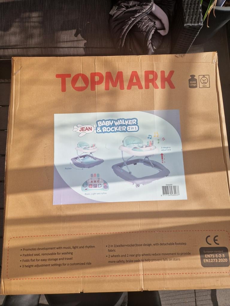 Topmark Baby Walker & Rocker 2-in-1 met muziek en licht, Ophalen of Verzenden, Zo goed als nieuw, Overige typen, Met licht