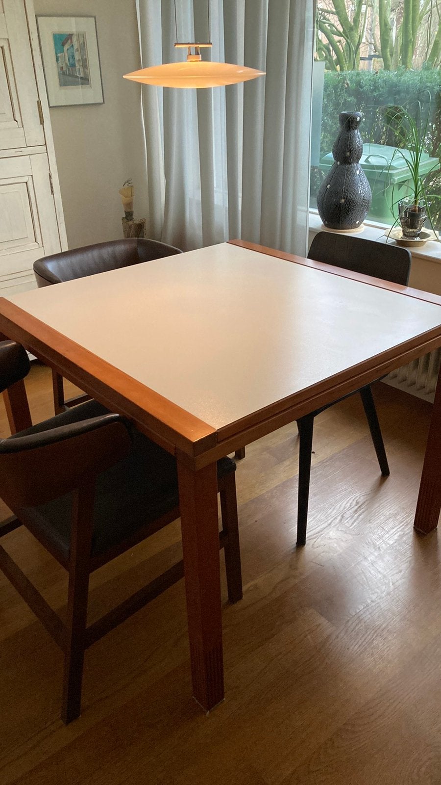 Design eettafel, Huis en Inrichting, Tafels | Eettafels, Ophalen, Design, Vierkant, 50 tot 100 cm