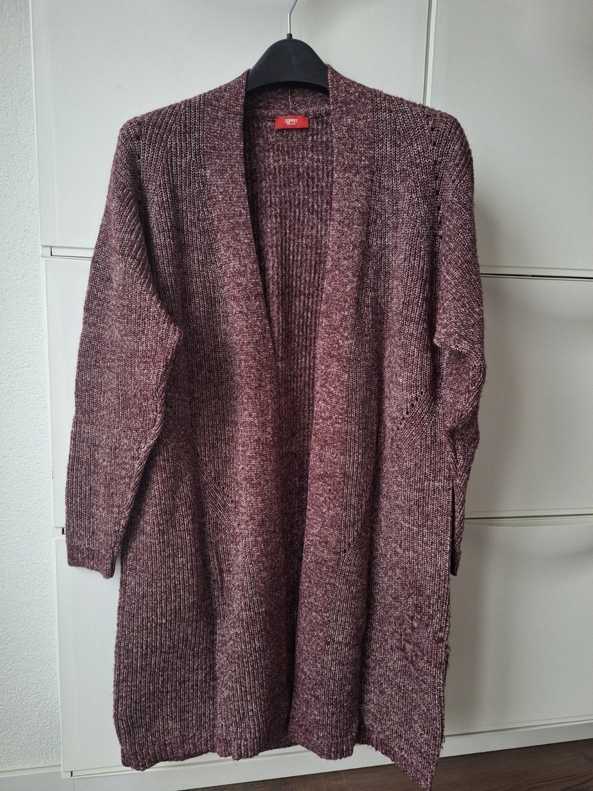 Esprit lang vest maat S, Maat 38/40 (M), Ophalen of Verzenden, Gedragen, Rood