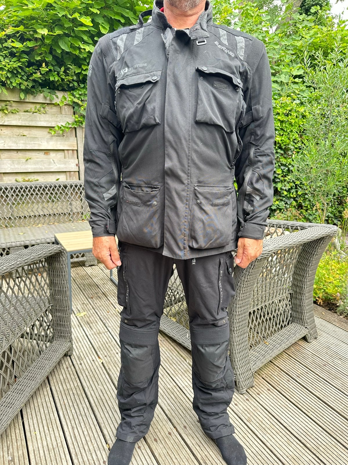 Motorkleding EVO - Bering Dynamic (jas en broek), Ophalen, Tweedehands, Heren, Jas | textiel