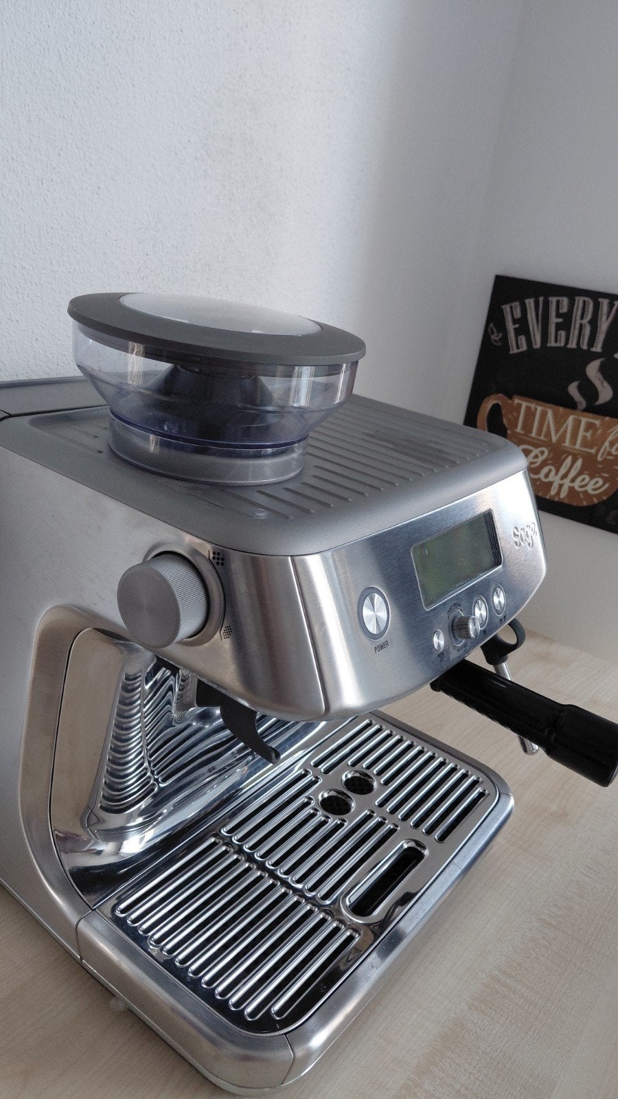 Sage Koffieapparaat, Stoompijpje, Espresso apparaat, Zo goed als nieuw, Koffiebonen