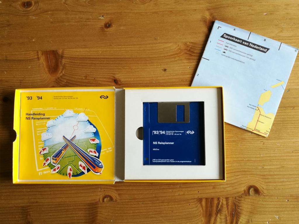 NS reisplanner '93 - '94 (uit 1993!), NS, Nieuw, Ophalen of Verzenden, Nederland