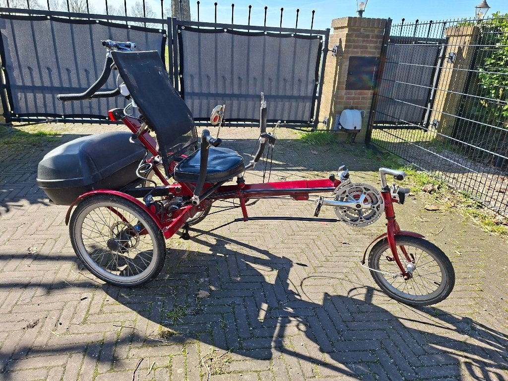 Ligfiets, Gebruikt, Onderstuur, Schijfrem, Ophalen