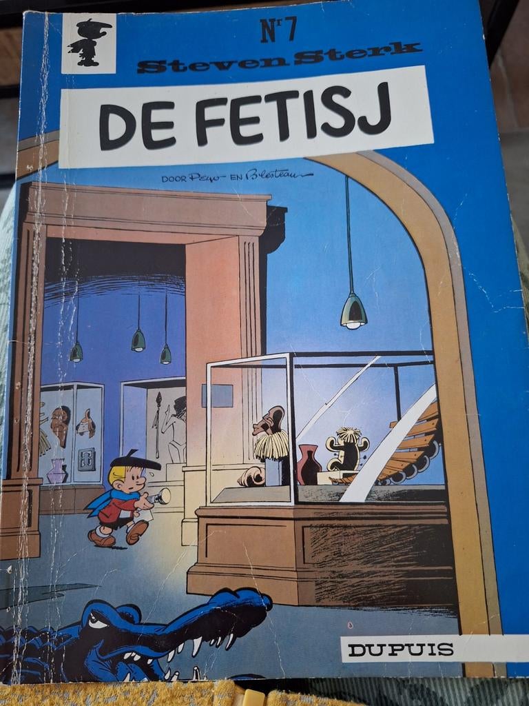 Steven Sterk - De Fetisj (nr. 7), Eén stripboek, Ophalen of Verzenden, Gelezen, Peyo en Blesteau