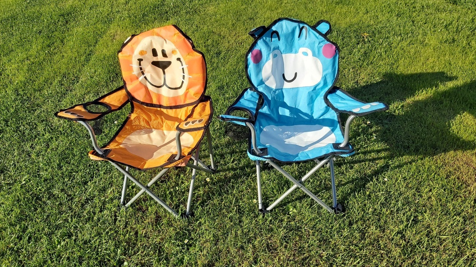 2 campingstoeltjes: voor kinderen, inklapbaar, Ophalen of Verzenden, Gebruikt