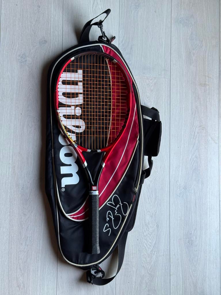Wilson Tennissracket 300 gram L3 met tas #13, Sport en Fitness, Tennis, Gebruikt, Ophalen of Verzenden, Wilson, Racket