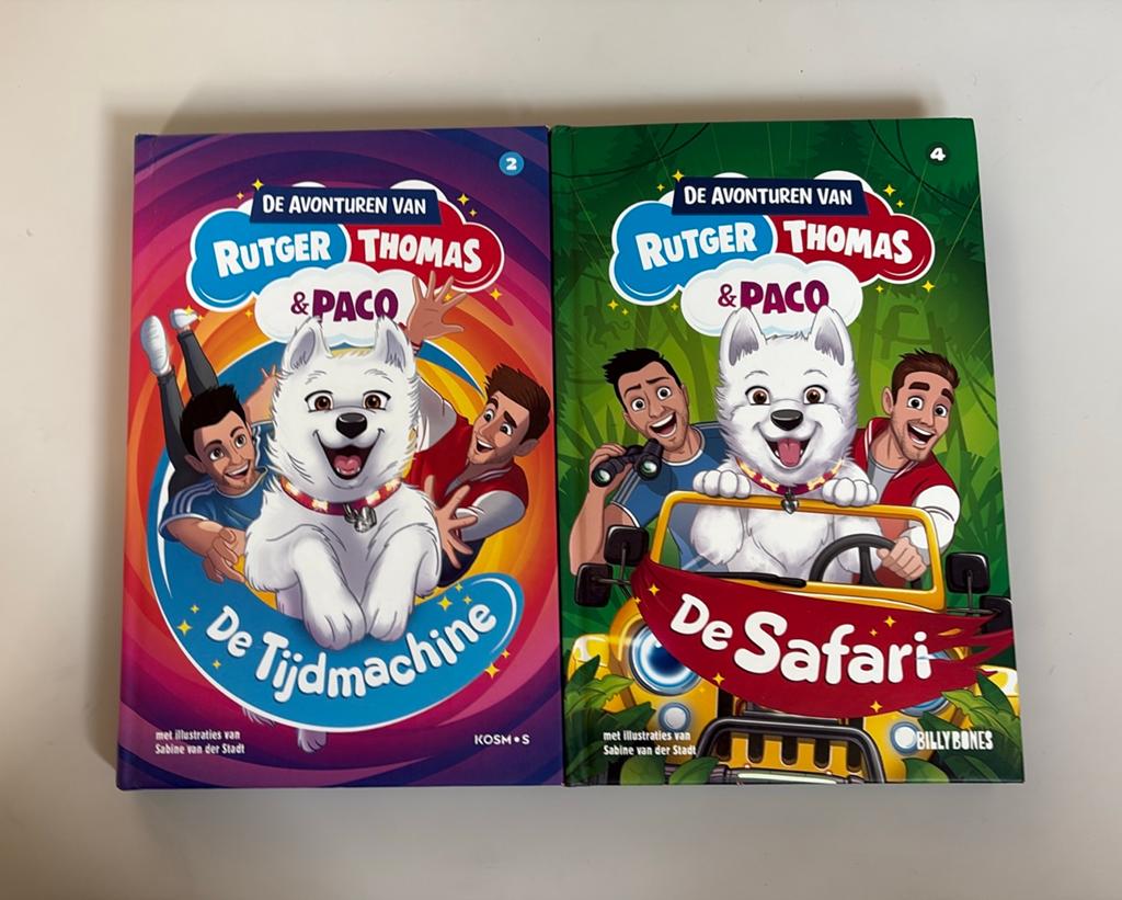 De Avonturen van Rutger, Thomas & Paco: De Tijdmachine & De, Ophalen of Verzenden, Zo goed als nieuw, Fictie algemeen