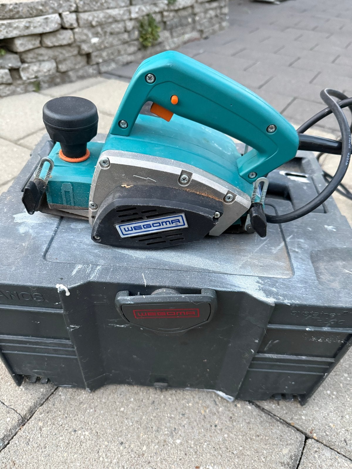 Wesoma elektrische schaafmachine met koffer, Ophalen of Verzenden, Zo goed als nieuw