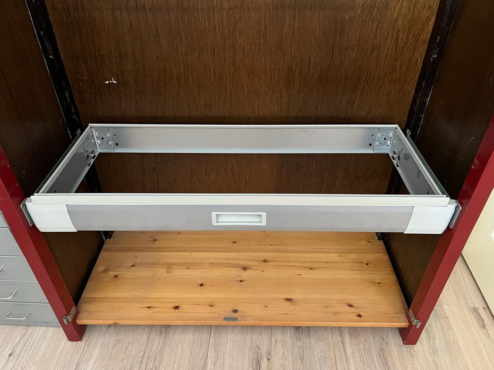 Hangmappen uittreklade voor Lundia kast 100 cm breed, Huis en Inrichting, Kasten | Ladekasten, Ophalen, Gebruikt, 1 of 2 laden