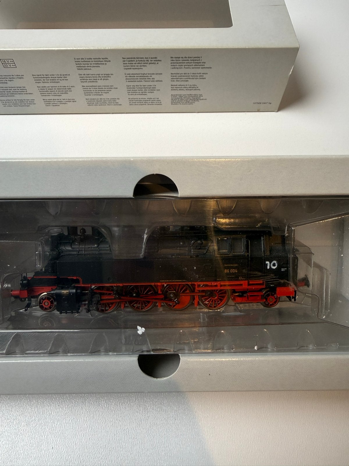 Märklin H0 Stoomlocomotief BR 86 DRG Epoche II 37860, Ophalen, Wisselstroom, Locomotief, Nieuw