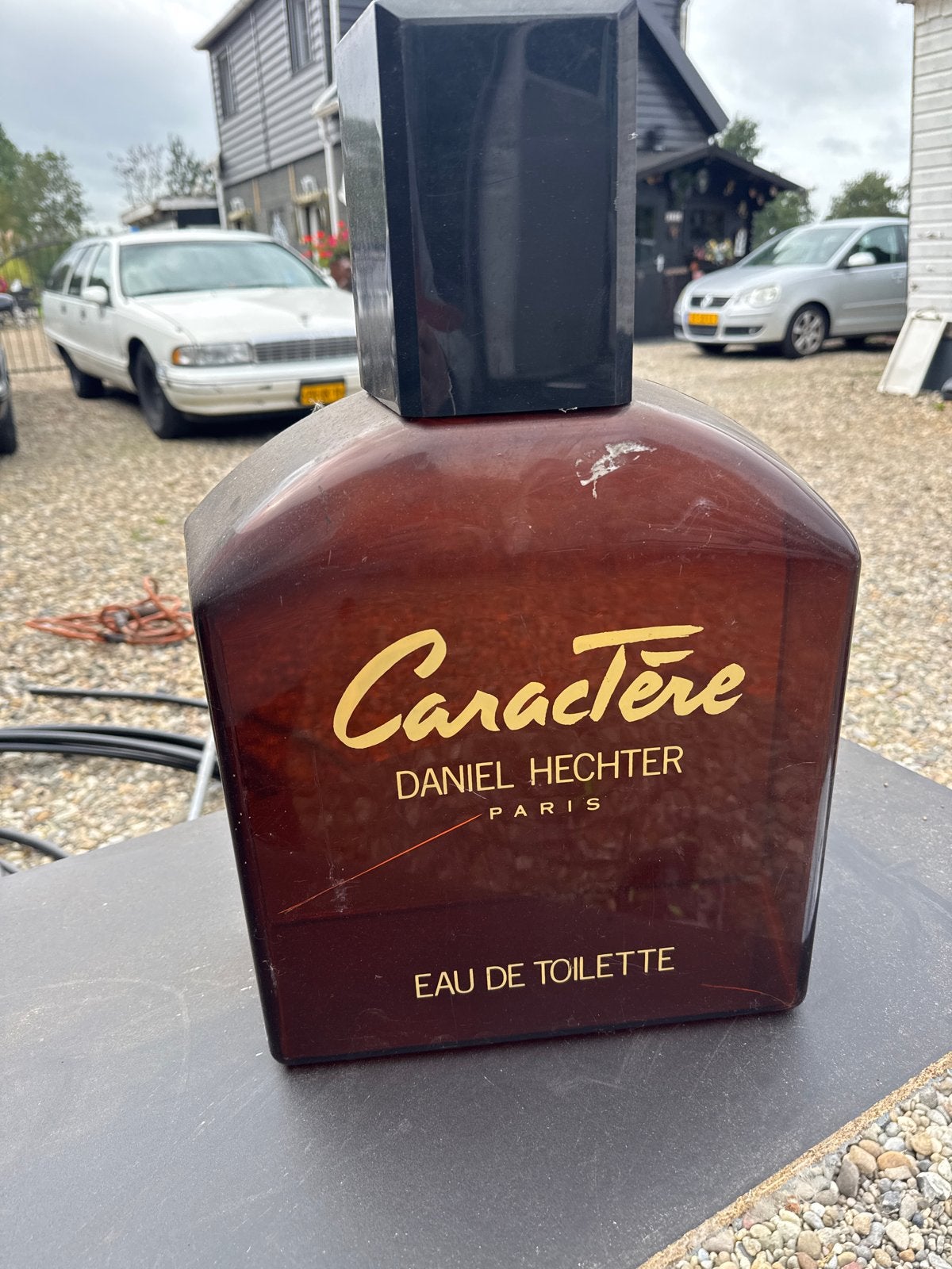 Reclame decoratieve parfumfles Caractère Daniel Hechter, Ophalen of Verzenden, Gebruikt