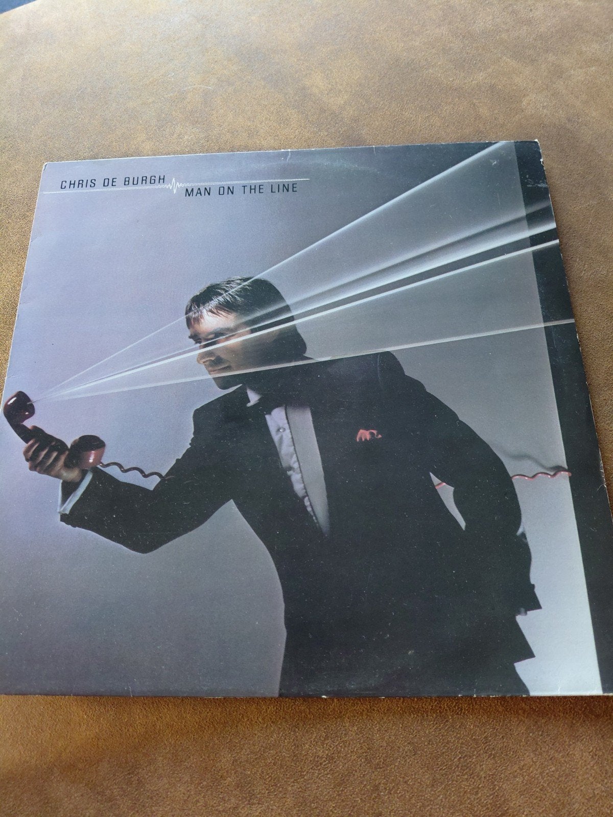Chris de Burgh - Man on the Line LP (1984), LP, Gebruikt, Pop, Ophalen of Verzenden