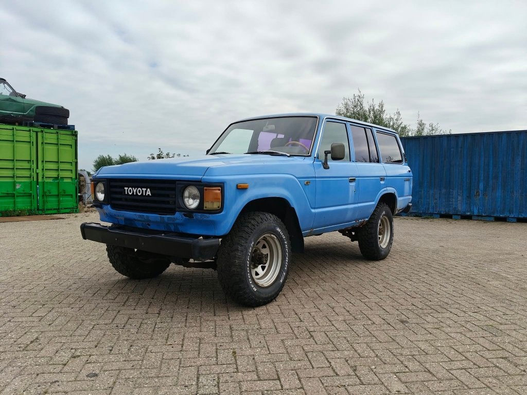 Toyota Landcruiser HJ60 1983, Auto's, Blauw, Vierwielaandrijving, Particulier, Toyota