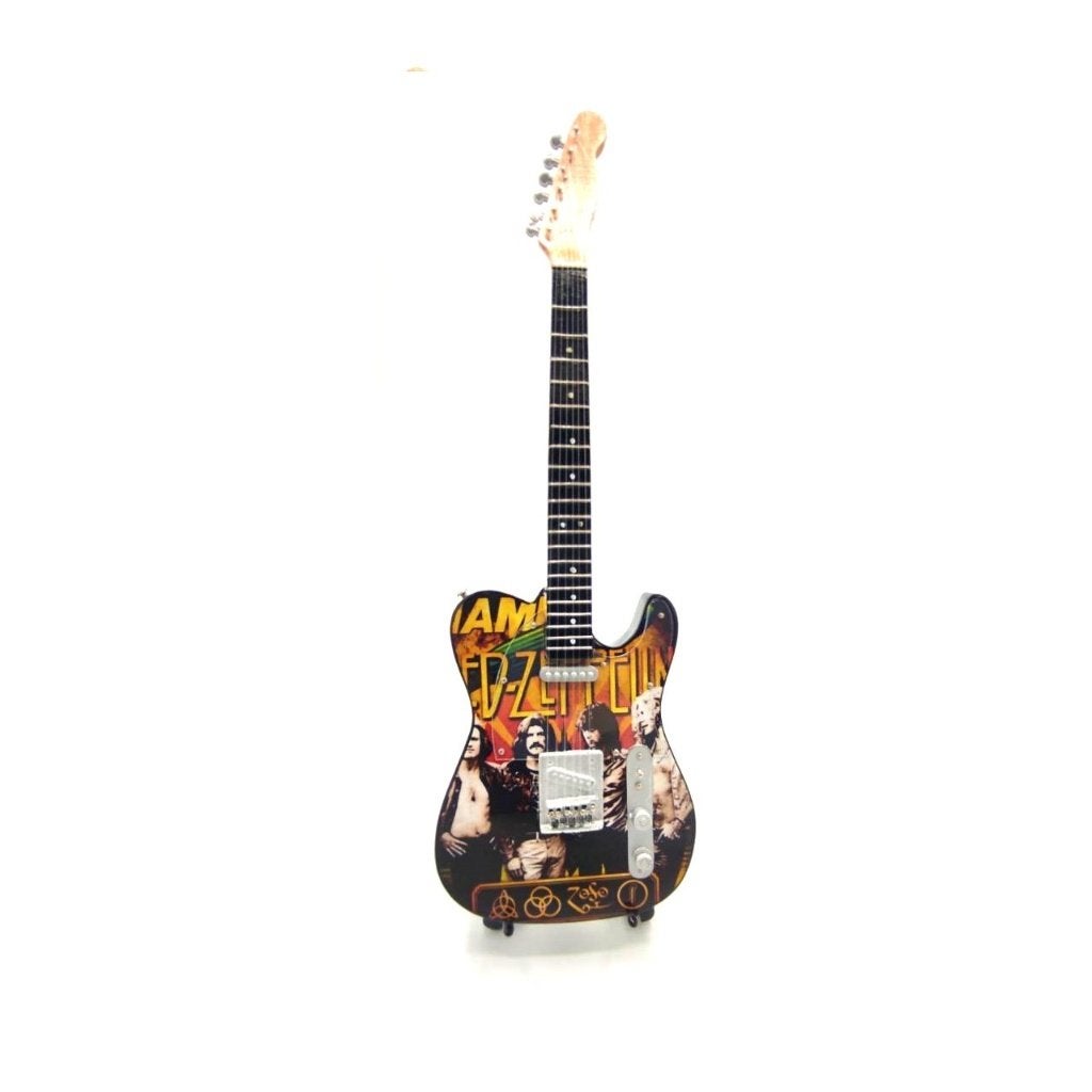 Led Zeppelin foto miniatuur gitaar 25cm mini guitar deco, Info@deconoord.nl, Deco Noord, Nieuw, Ophalen of Verzenden