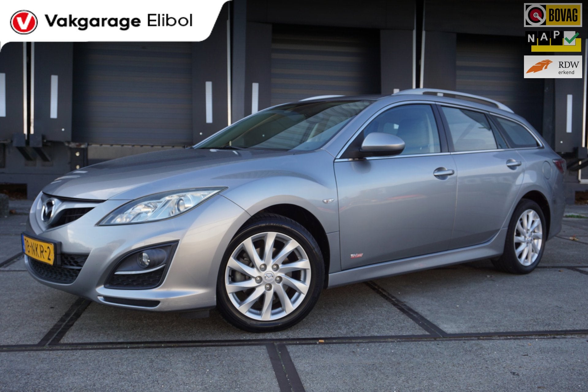 Mazda 6 Sportbreak 2.0 GT-M Line, Auto's, Voorwielaandrijving, Euro 5, Gebruikt, Zwart