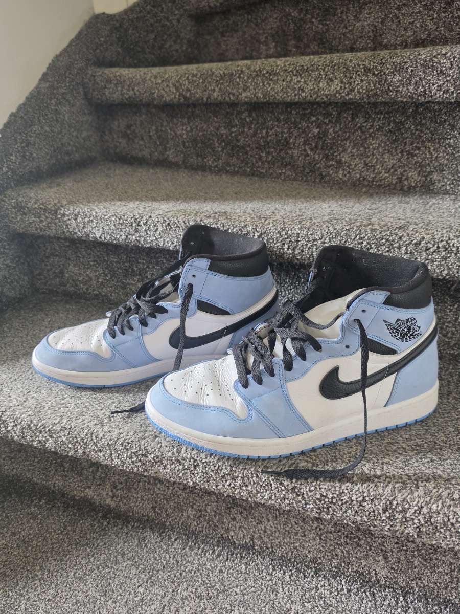 Air Jordan 1 Retro High University Blue, Kleding | Heren, Schoenen, Gedragen, Sneakers of Gympen, Blauw, Verzenden