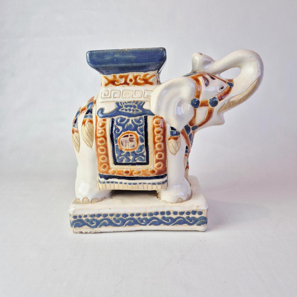 Plantenstandaard olifant, Verzamelen, Retro, Huis en Inrichting, Verzenden