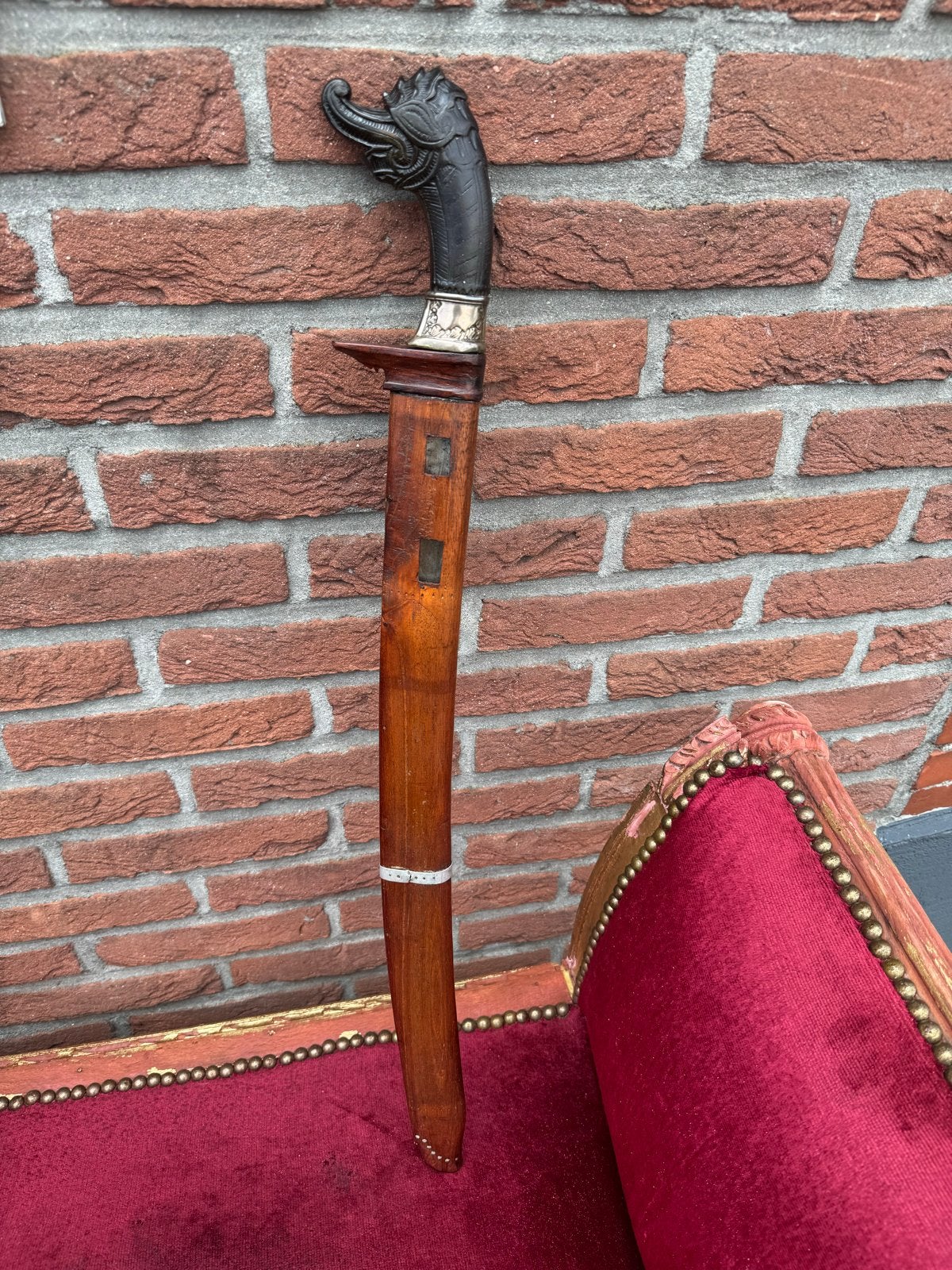 Antieke Pedang/Zwaard uit Palembang, Sumatra - 72 cm, Ophalen of Verzenden, Landmacht, Azië, Zwaard of Sabel