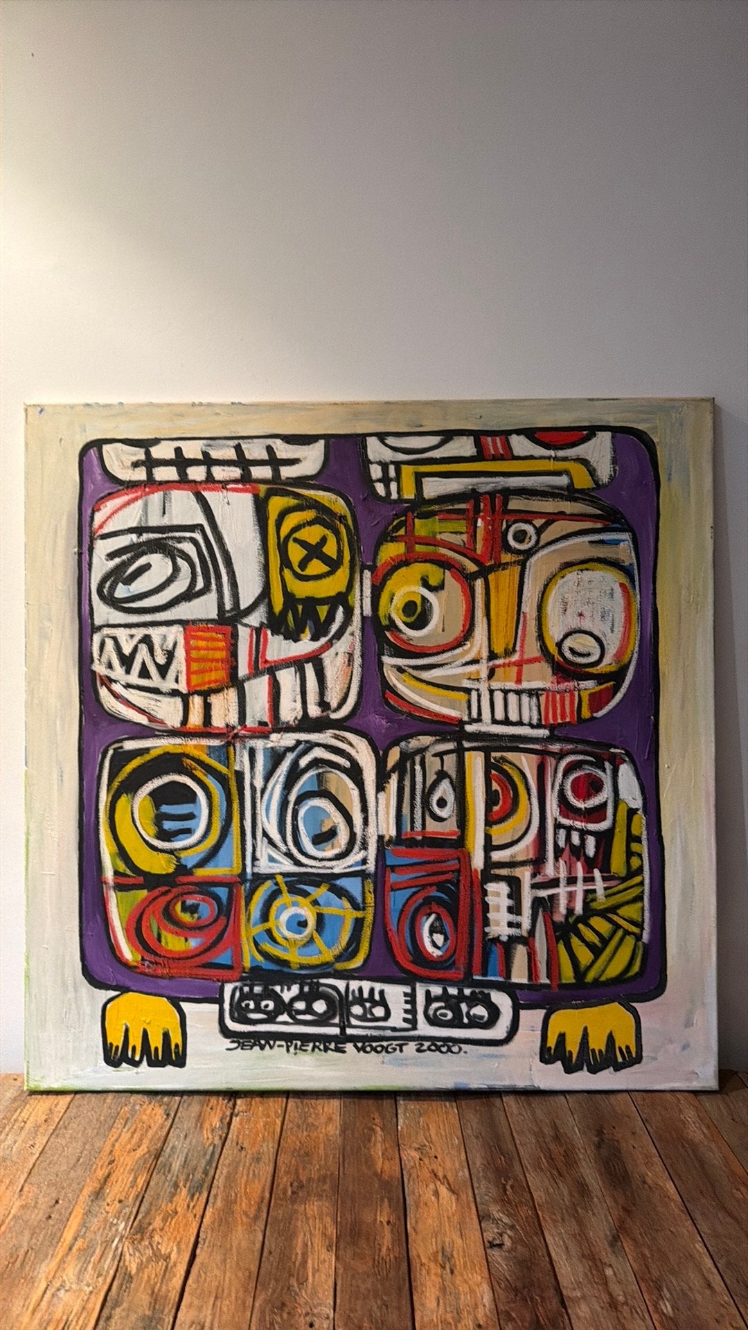 Jean pierre voogt 2000 op doek, Ophalen of Verzenden