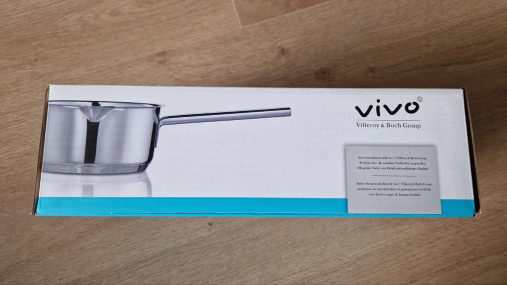 Vivo Villeroy & Boch Steelpan 16 cm - Nieuw in verpakking, Nieuw, Rvs, Keramische plaat, Ophalen