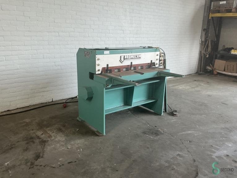 Plaatscharen Promecam 1050x3mm 1974, Zakelijke goederen, Machines en Bouw | Metaalbewerking