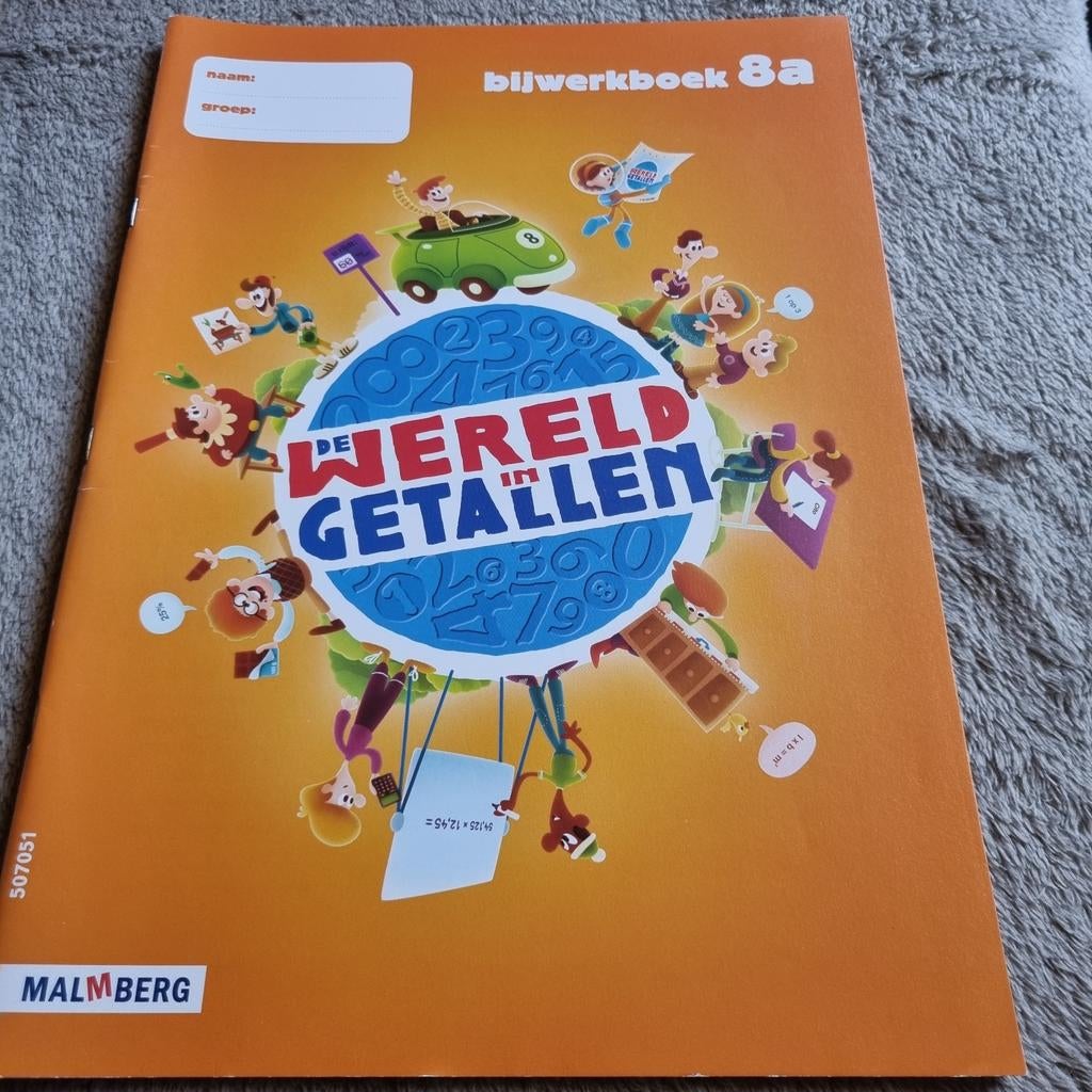 Groep 8 rekenen De Wereld in Getallen 8a Bijwerkboek 8a, Ophalen of Verzenden, Nieuw, Malmberg
