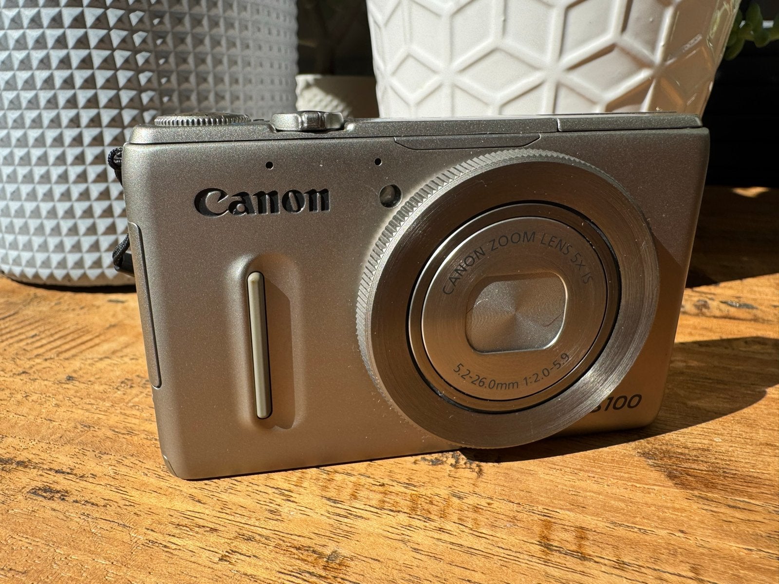 Canon PowerShot S100 - zgan, Canon, 12 megapixels, Ophalen of Verzenden, Zo goed als nieuw