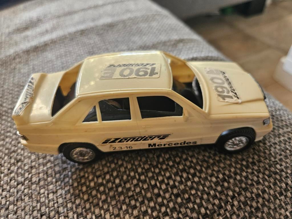 Mercedes 190E Zenders modelauto, Overige merken, Gebruikt, 1:50 of kleiner, Auto