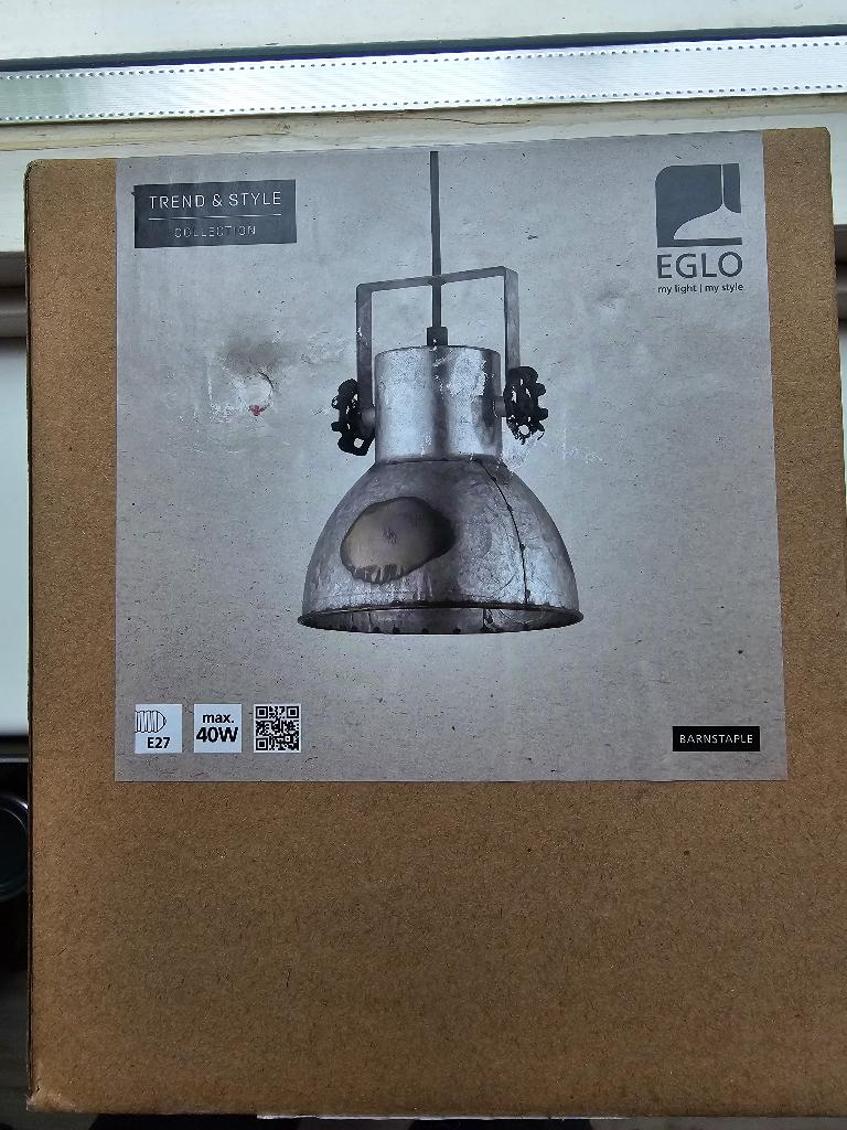 EGLO Hanglamp industrieel, Nieuw, Ophalen of Verzenden, 75 cm of meer, Metaal