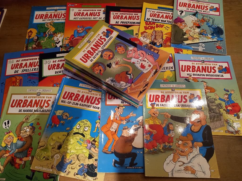 De avonturen van Urbanus - Linthout en Urbanus - div titels, Meerdere stripboeken, Ophalen of Verzenden, Gelezen