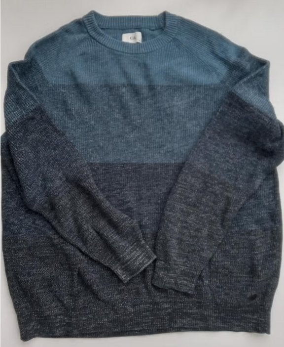 C&A blauw gemêleerde trui, maat 3XL, Oosterveldweg 15, 7274 DZ, Maat 56/58 (XL), C&A, Zo goed als nieuw