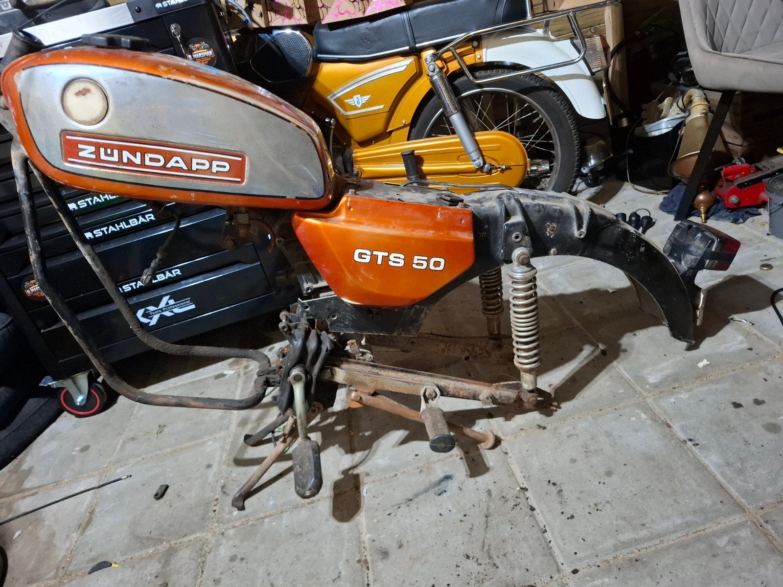 zundapp 529 05 L6 frame, Fietsen en Brommers, Brommeronderdelen | Zundapp, Ophalen, Gebruikt, Frame