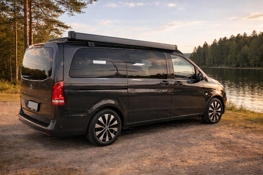 Mercedes Marco Polo V220 2022 16.694km!, Caravans en Kamperen, Campers, Mercedes-Benz, Bedrijf, Diesel, 5 tot 6 meter
