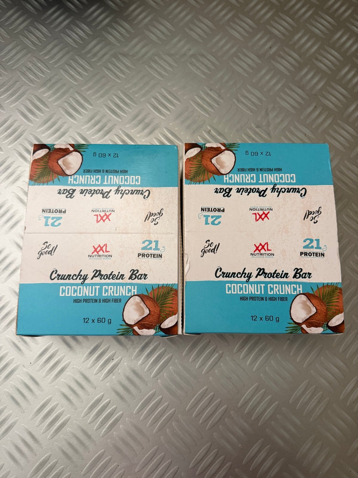 XXL Nutrition Crunchy Protein Bar Coconut Crunch (2x12), Ophalen of Verzenden, Nieuw, Poeder of Drank