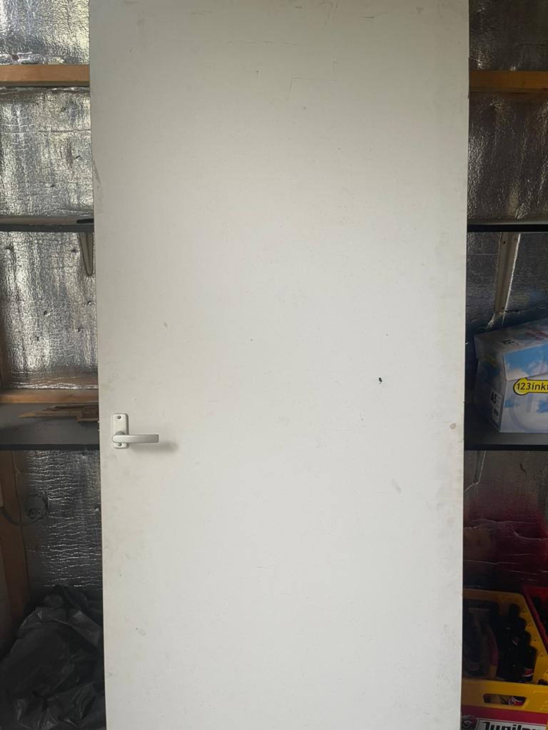 Deur 88x201.5cm deurdikte 40mm, Doe-het-zelf en Verbouw, Deuren en Horren, Ophalen, Minder dan 80 cm, Binnendeur, Zo goed als nieuw