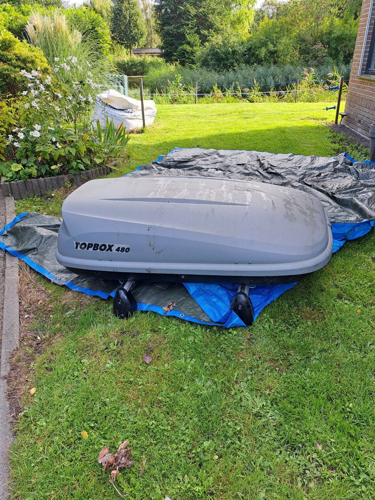 Dakbox Topbox 480 - Ruime dakkoffer voor extra bagage, Auto diversen, Ophalen, Gebruikt