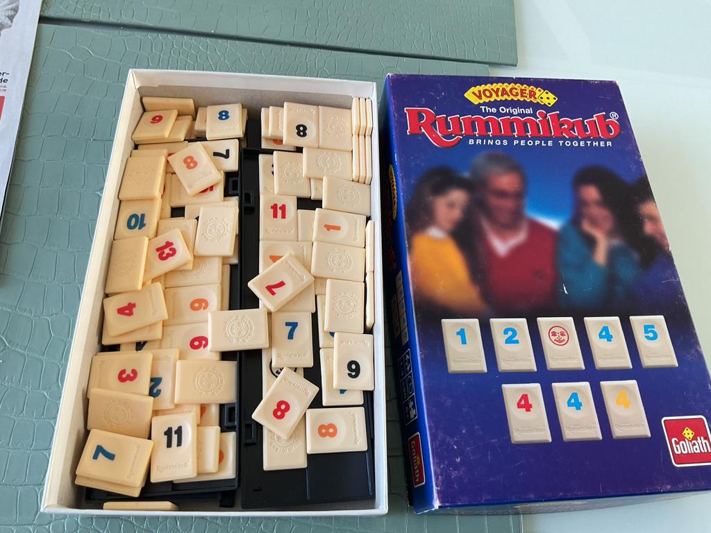 Rummikub voyager reis kleine stenen losse stenen, Ophalen of Verzenden, Zo goed als nieuw