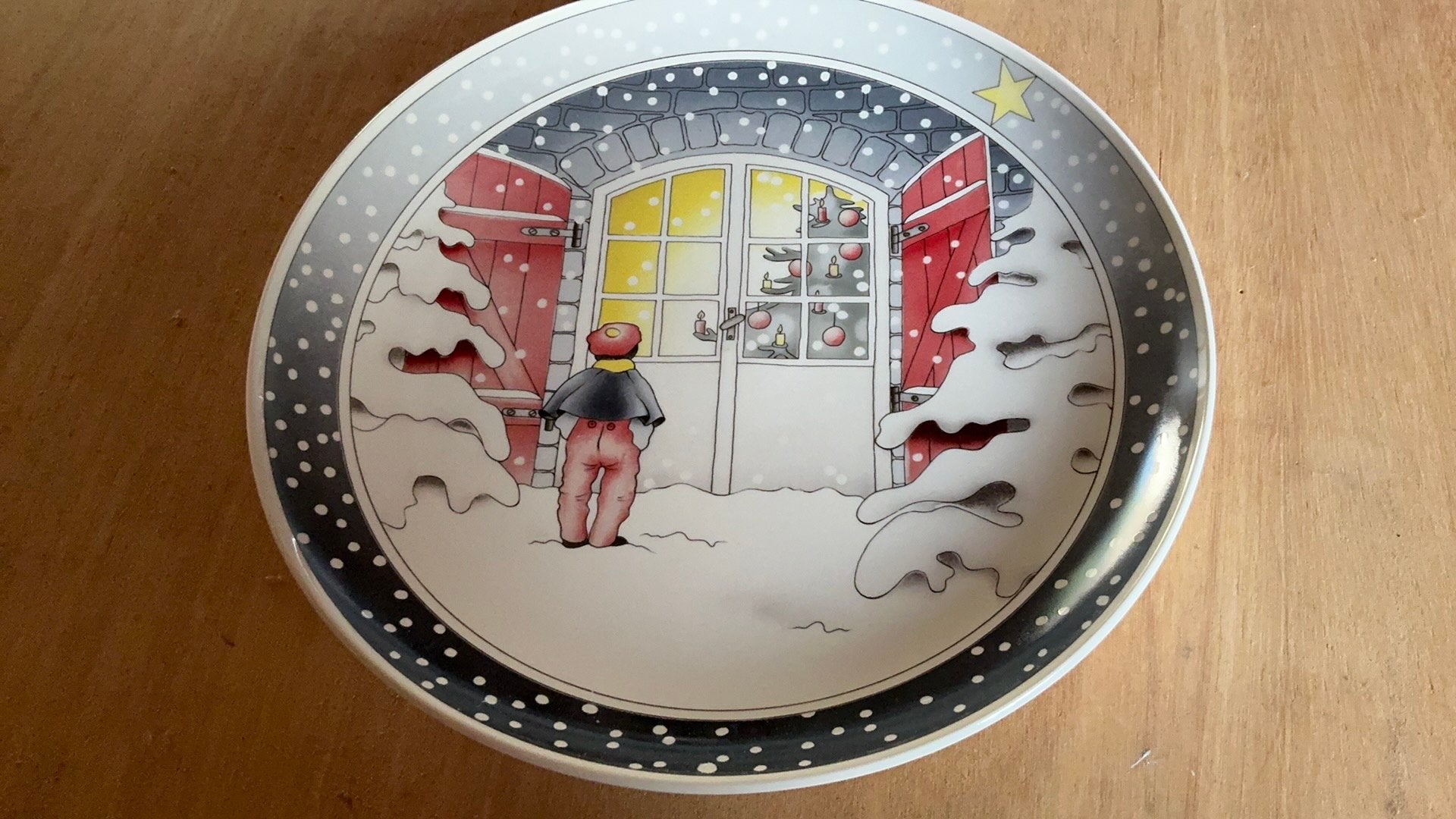 Villeroy en boch Kerstwandbord, Ophalen