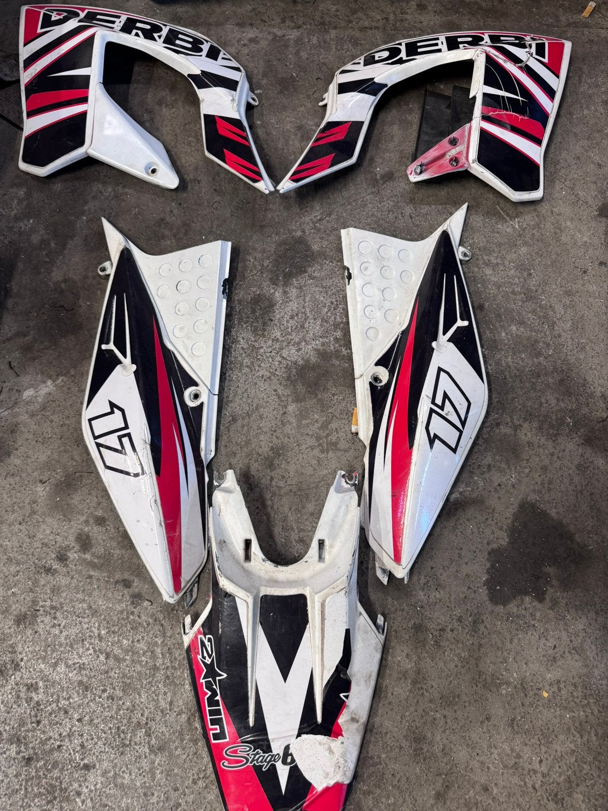 Derbi drd pro kappenset, Ophalen of Verzenden, Gebruikt