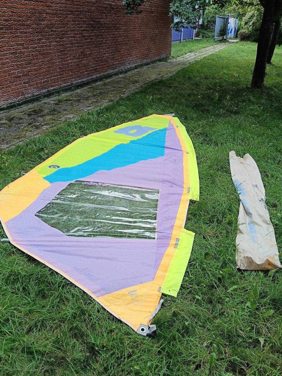 Alpha Sport Line 5.5 Windsurfzeil, Watersport en Boten, Met draagtas, 5 tot 6.5 m², Zo goed als nieuw, Zeil