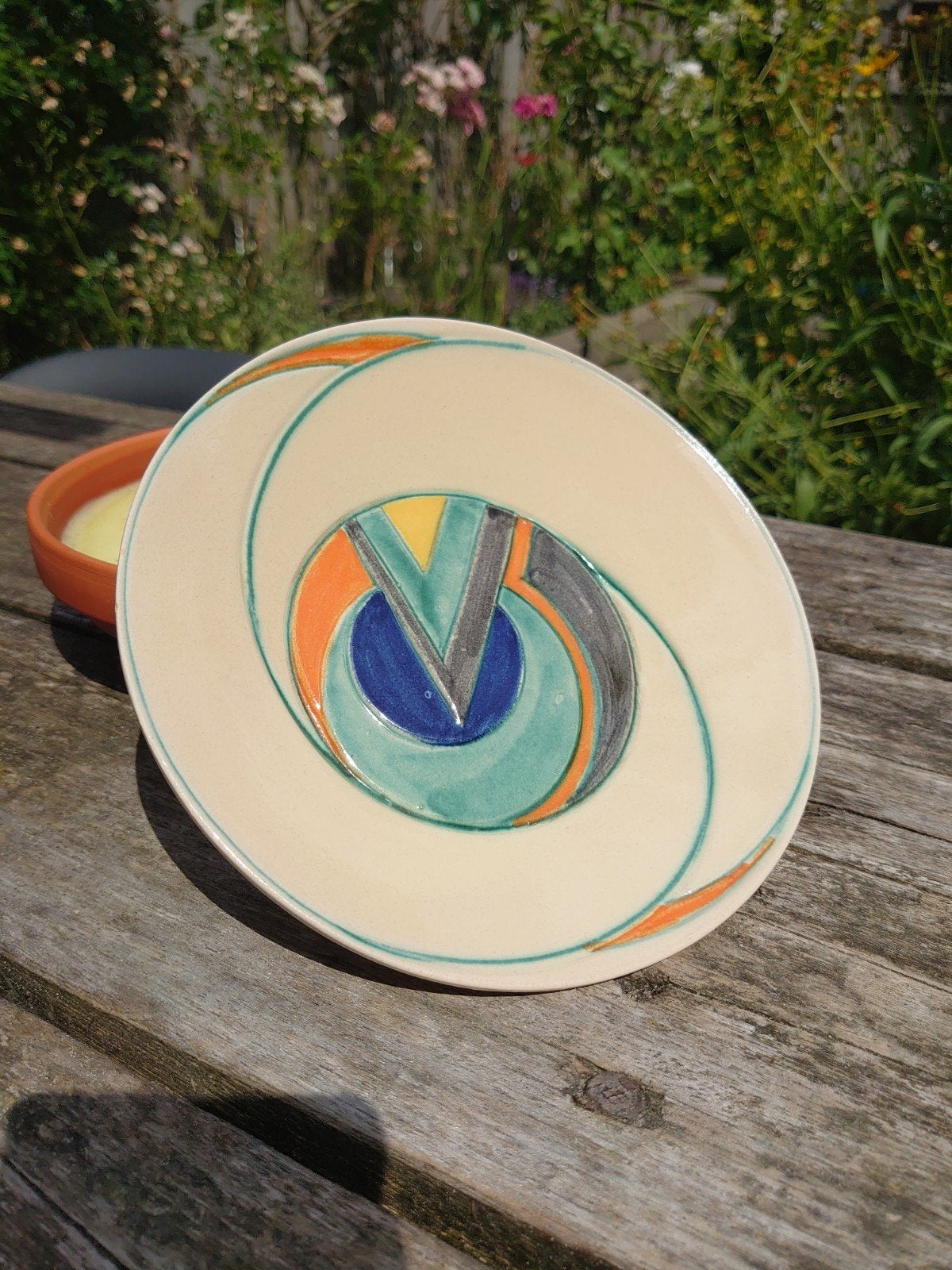 Plateel bord Velsen Carl Gellings art deco, Antiek en Kunst, Ophalen of Verzenden
