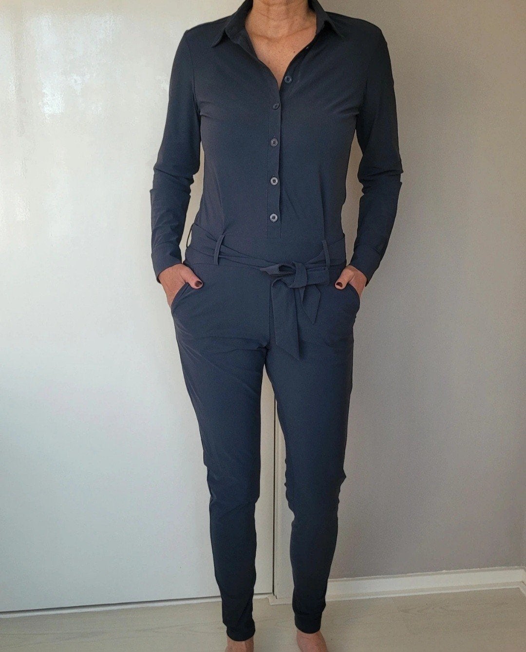Studio Anneloes Angelique jumpsuit S Antracietgrijs Travel, Studio Anneloes, Verzenden, Zo goed als nieuw, Maat 36 (S)