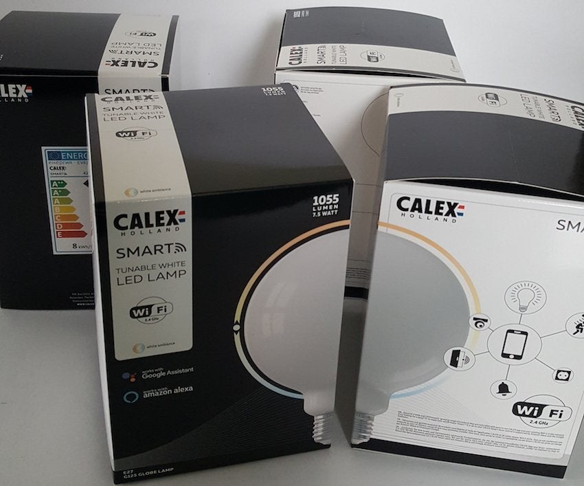 Nieuw Calex globe G125 SMART LED lampen 6x, Ophalen, Led-lamp, Smart, E27 (groot)